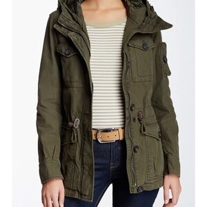 Levi’s Hooded Military Jacket Women’s